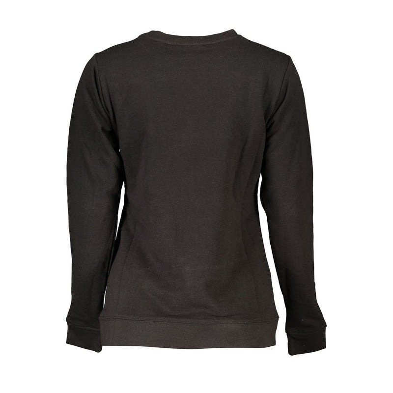 Cavalli Class Black Cotton Women Sweater - Élégance et Confort