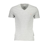 T-shirt homme en coton gris Guess Jeans