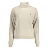 U.S. POLO ASSN. Beige Wool Women Sweater - Timeless Elegance