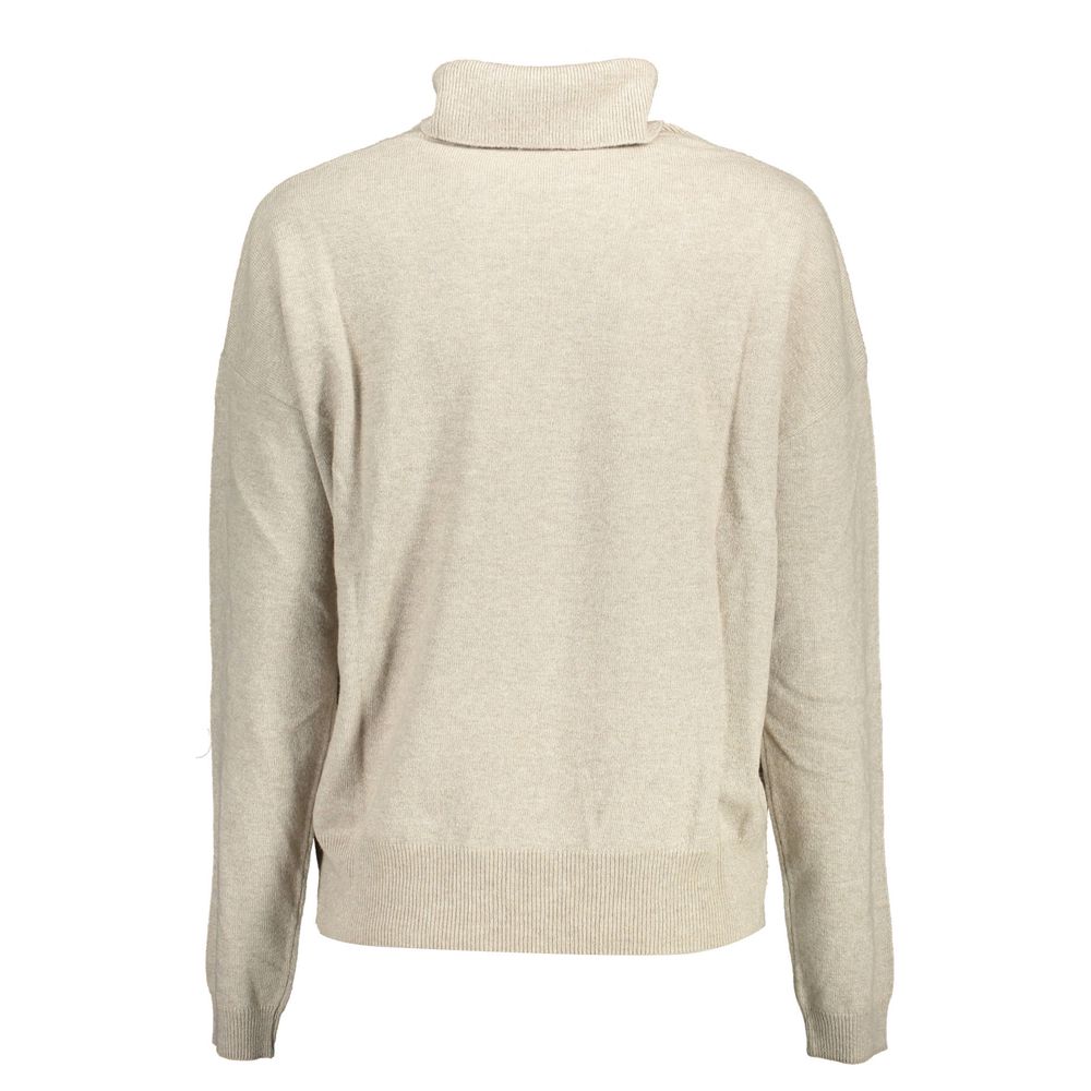 U.S. POLO ASSN. Beige Wool Women Sweater - Timeless Elegance