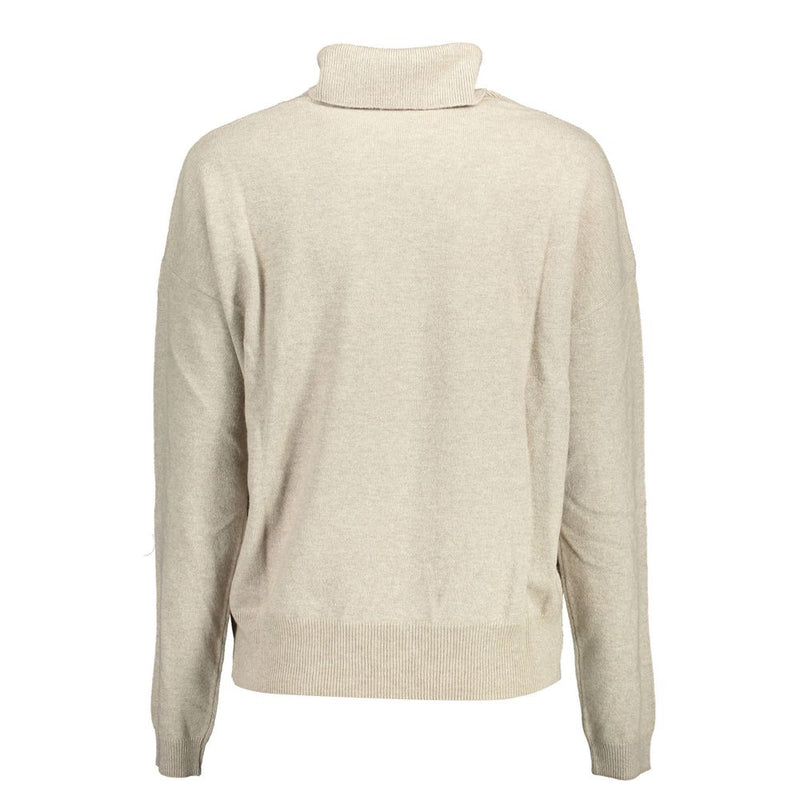 U.S. POLO ASSN. Beige Wool Women Sweater - Timeless Elegance