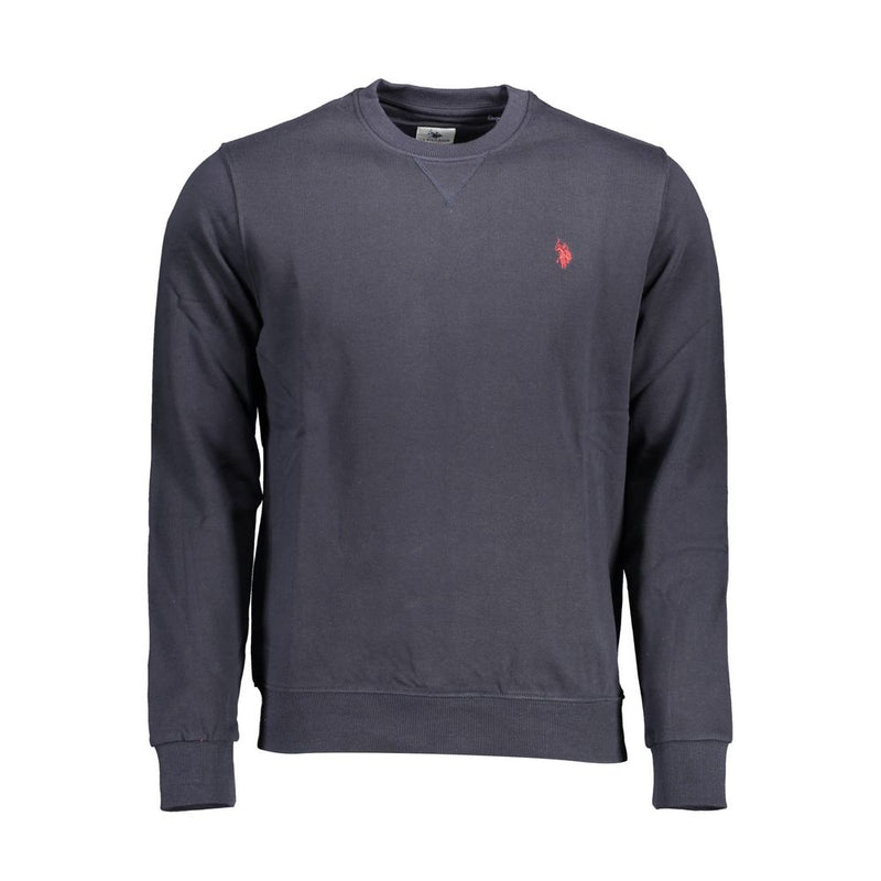 US POLO ASSN. Blauwe katoenen herensweater