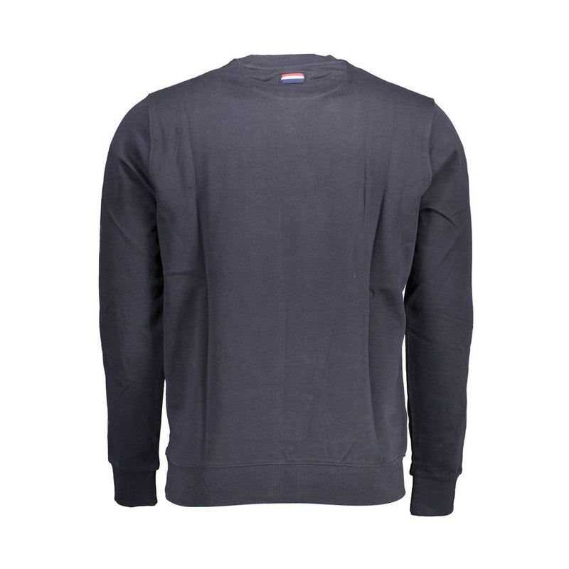 US POLO ASSN. Blauwe katoenen herensweater
