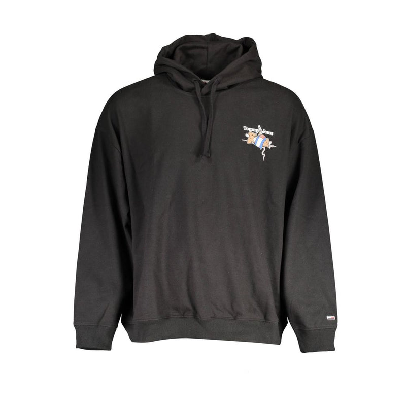 Pull en coton noir pour homme Tommy Hilfiger