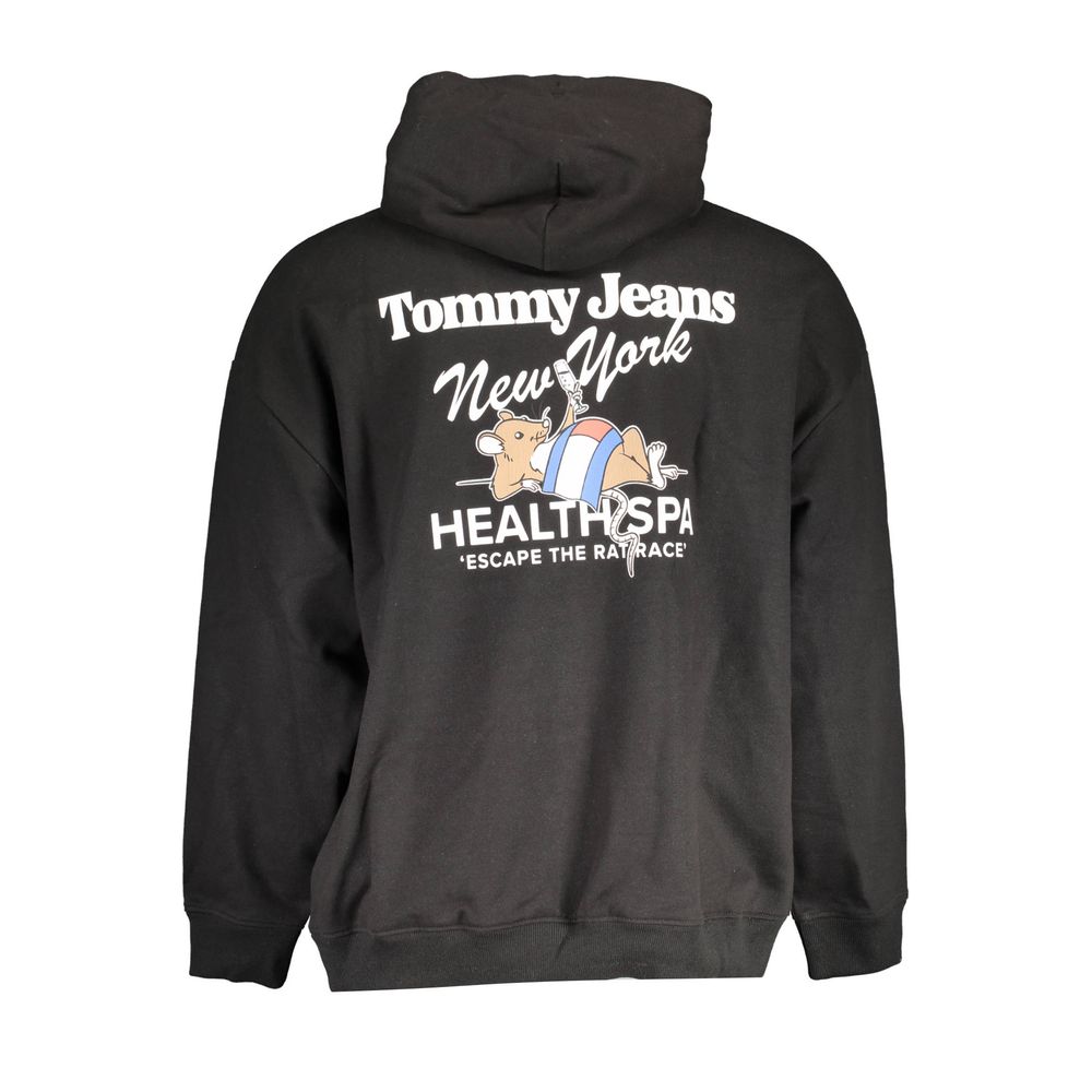 Pull en coton noir pour homme Tommy Hilfiger