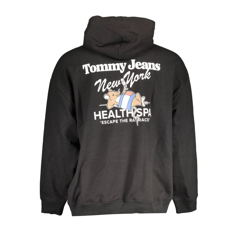 Pull en coton noir pour homme Tommy Hilfiger
