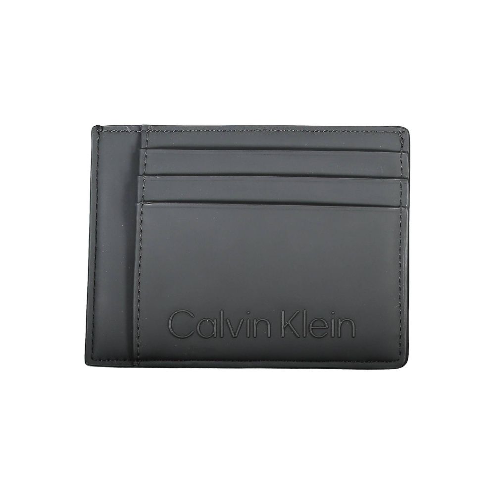 Calvin Klein Zwarte Polyester Herenportemonnee