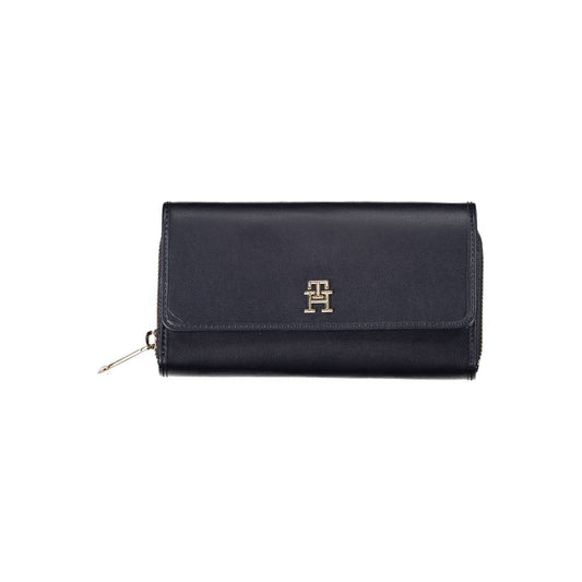 Tommy Hilfiger Blauwe Polyethyleen Dames Portemonnee