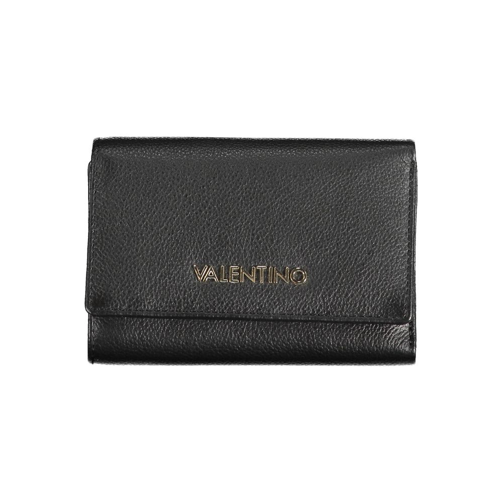 Mario Valentino Black Polyethylene Wallet - Élégance et Fonctionnalité