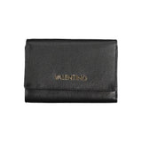Mario Valentino Black Polyethylene Wallet - Élégance et Fonctionnalité