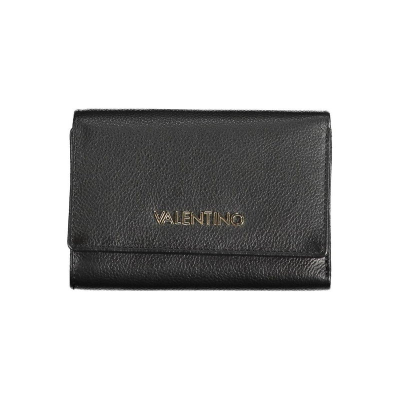 Mario Valentino Black Polyethylene Wallet - Elegant & Functional