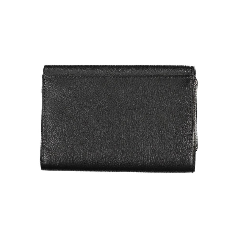 Mario Valentino Black Polyethylene Wallet - Elegant & Functional