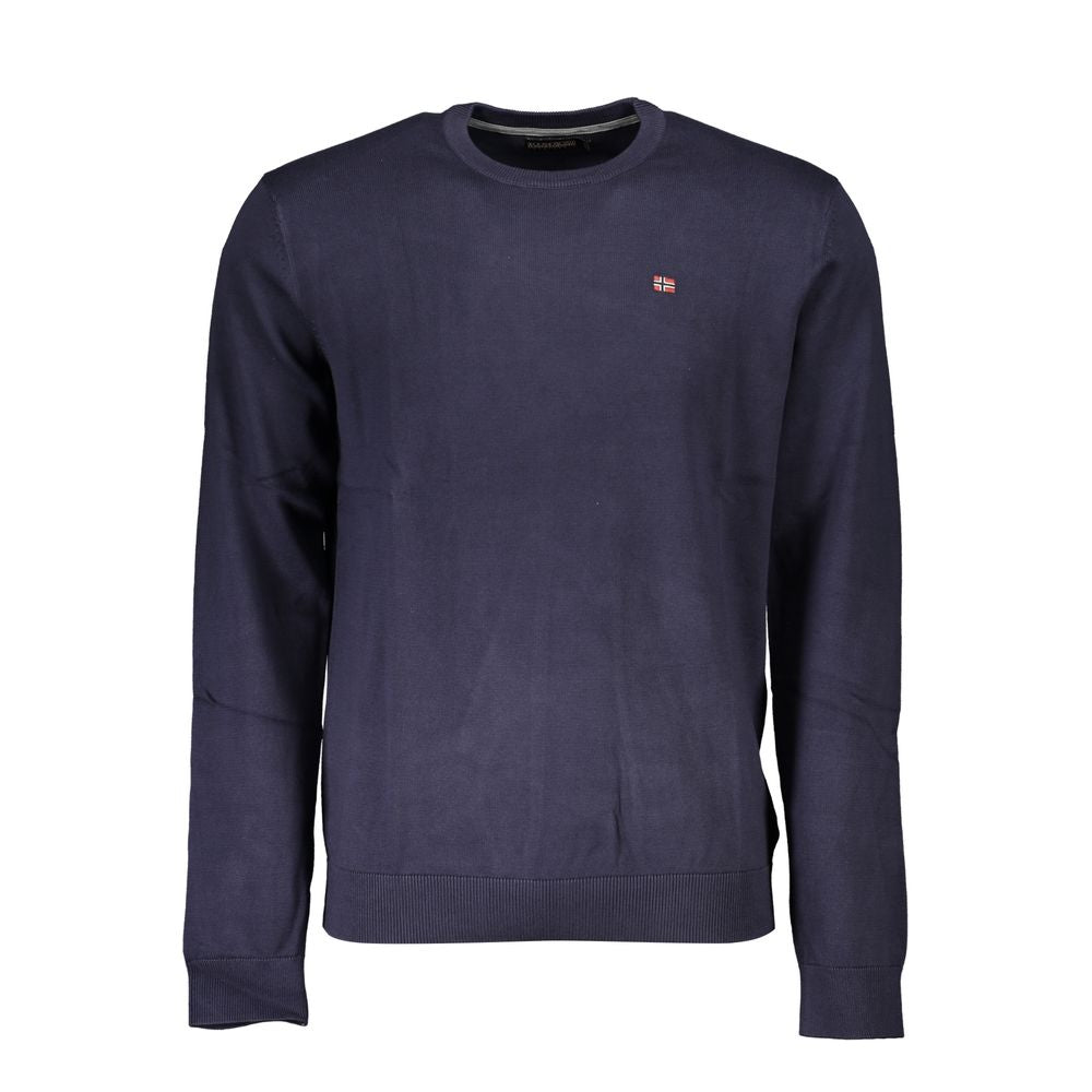 Pull en coton bleu Napapijri pour homme