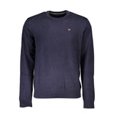 Pull en coton bleu Napapijri pour homme