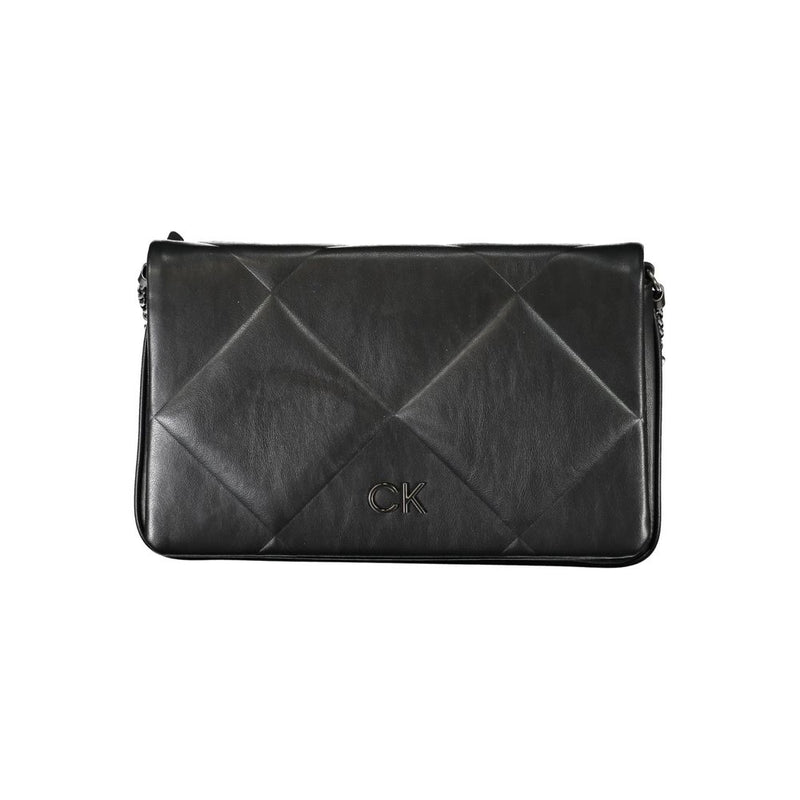 Calvin Klein Black Polyester Handbag - Eco-Friendly & Stylish