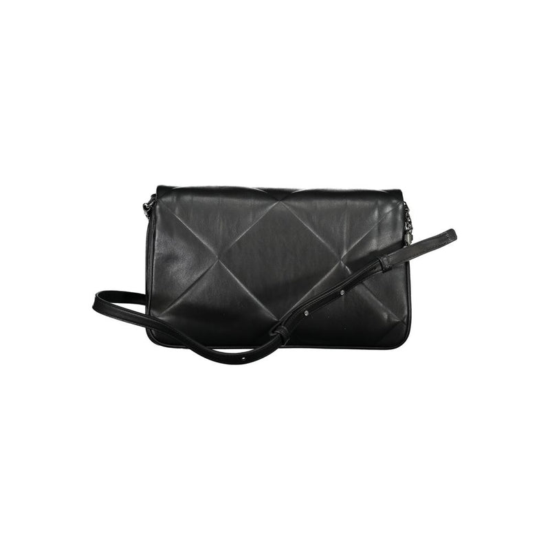 Calvin Klein Black Polyester Handbag - Eco-Friendly & Stylish