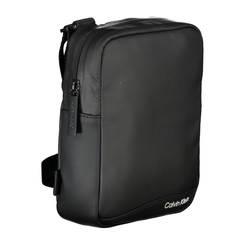 Sac à bandoulière Calvin Klein Sleek noir en polyester recyclé
