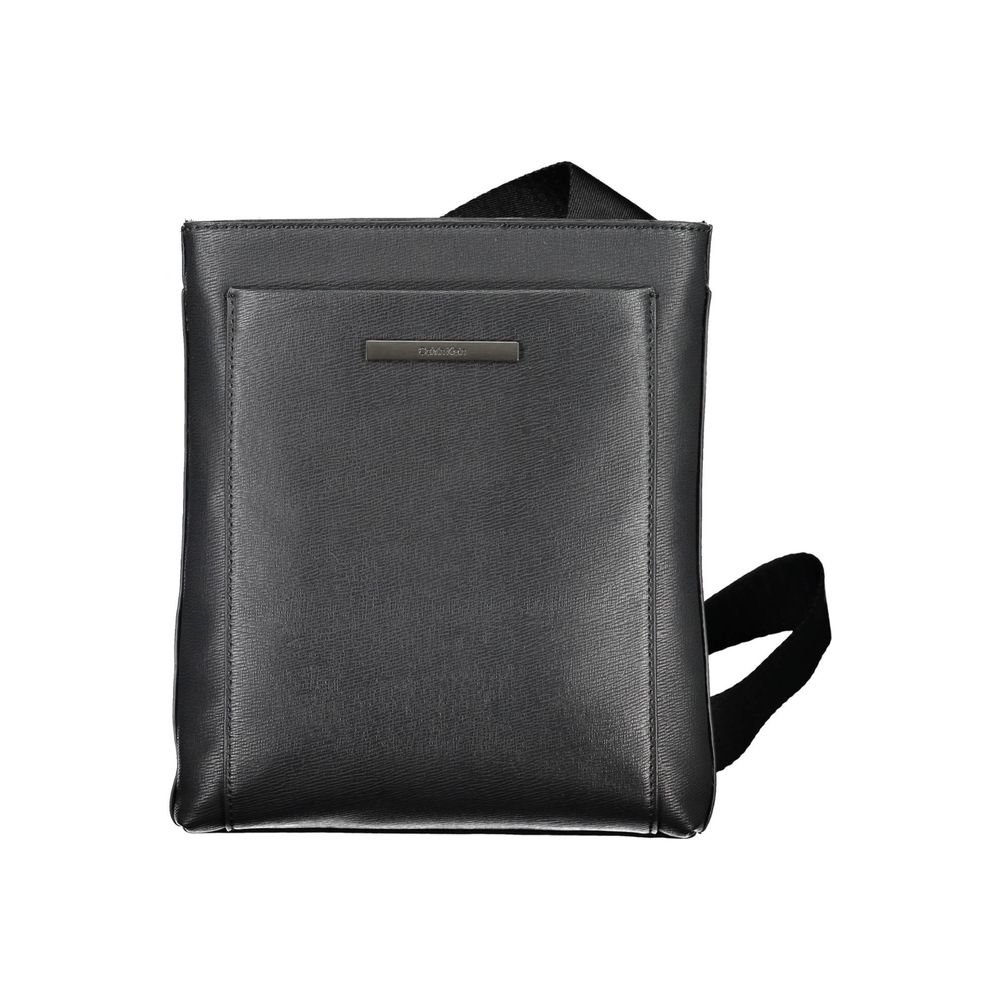 Calvin Klein Eco-Conscious Zwarte Schoudertas met Logo