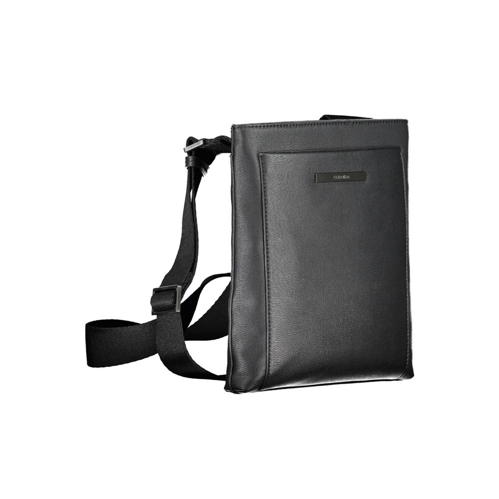 Calvin Klein Eco-Conscious Zwarte Schoudertas met Logo