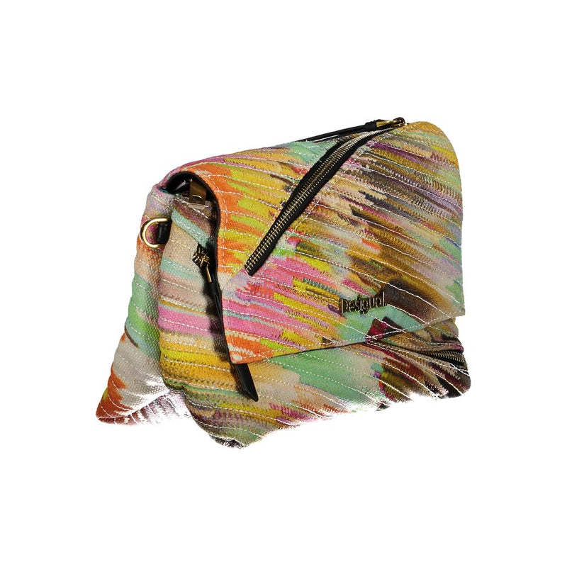 Desigual Yellow Polyester Handbag - Stylish & Functional