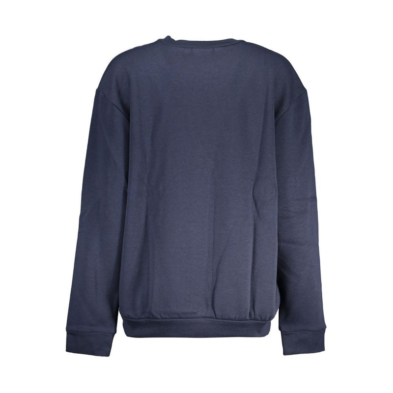 Cavalli Class Blue Cotton Women Sweater - Élégant et Confortable