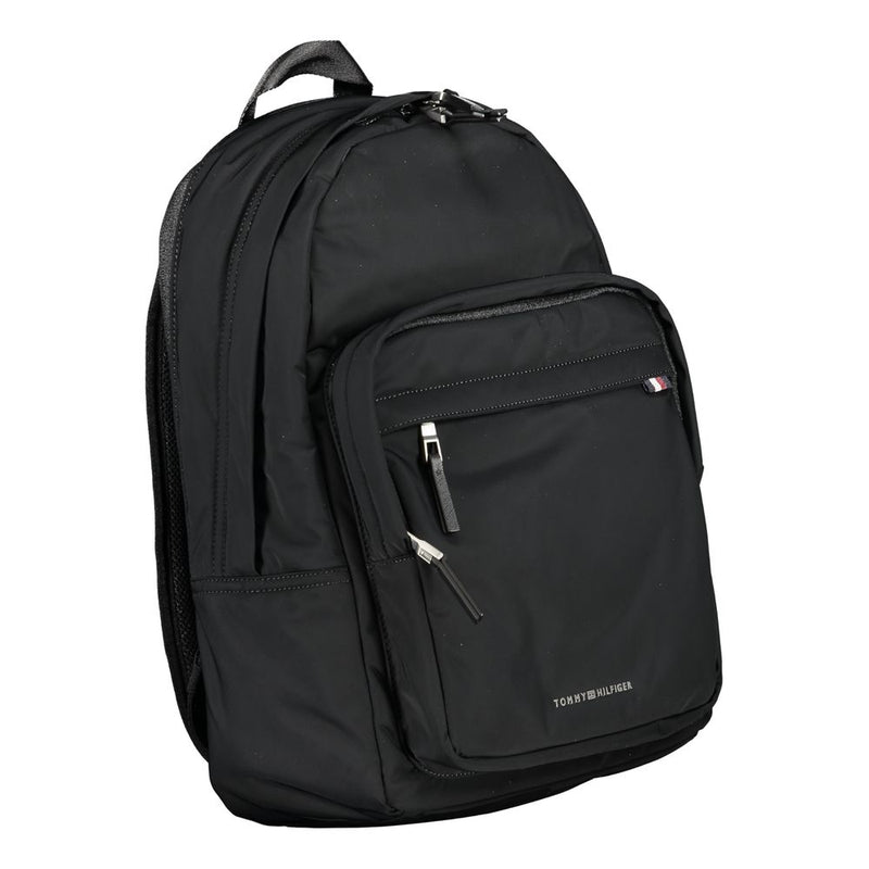 Sac à dos en polyester noir Tommy Hilfiger