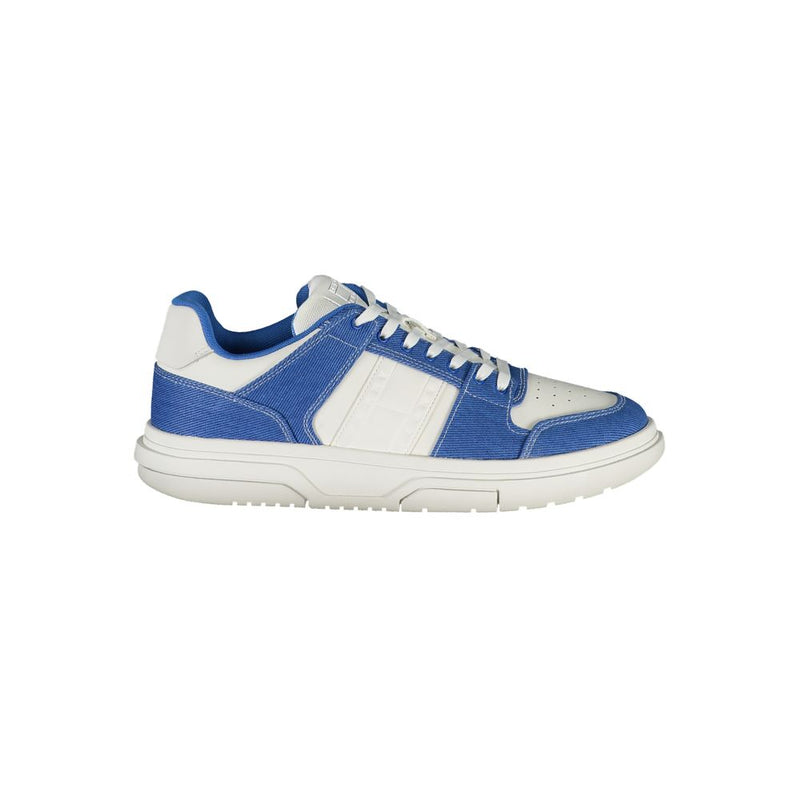 Baskets en Polyester Blanches Tommy Hilfiger pour Hommes