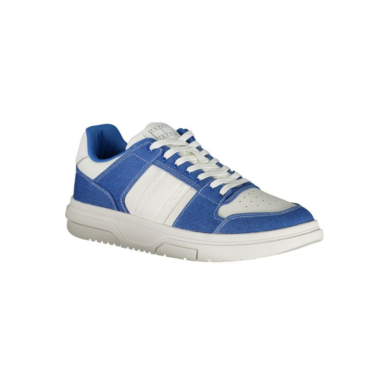 Baskets en Polyester Blanches Tommy Hilfiger pour Hommes