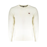 Pull en laine blanche pour homme, Norvège 1963