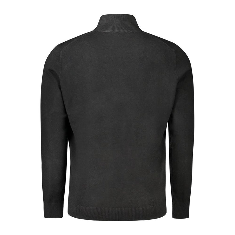 Pull en polyamide noir pour homme, Norvège 1963