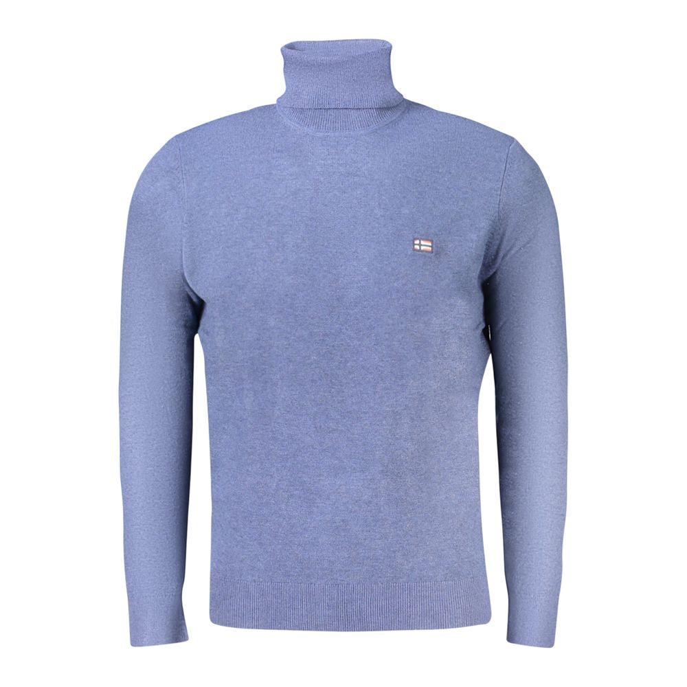 Pull en laine bleu pour homme, Norvège 1963