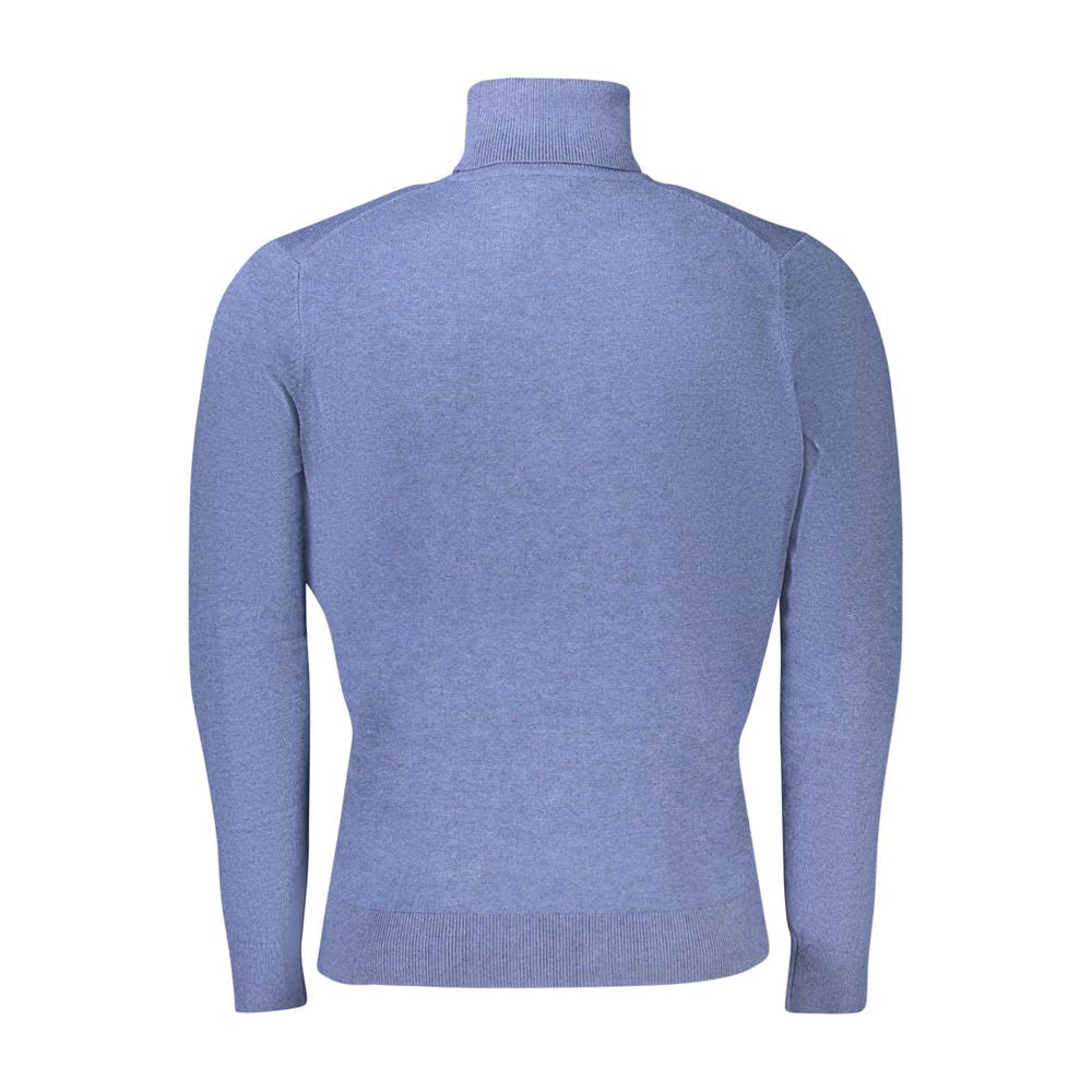 Pull en laine bleu pour homme, Norvège 1963