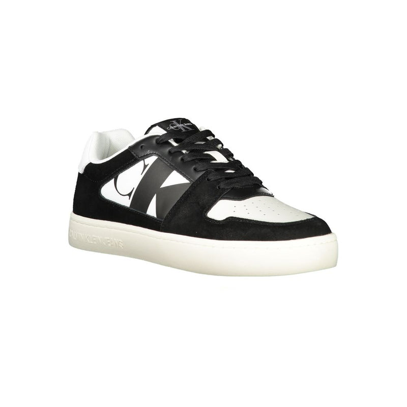 Calvin Klein White Leather Men Sneaker - Chic & Eco-Conscious