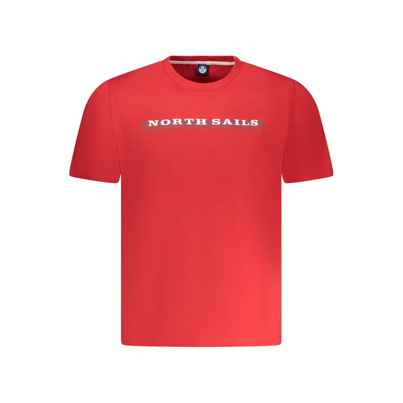 North Sails "Rood katoenen heren T-shirt"