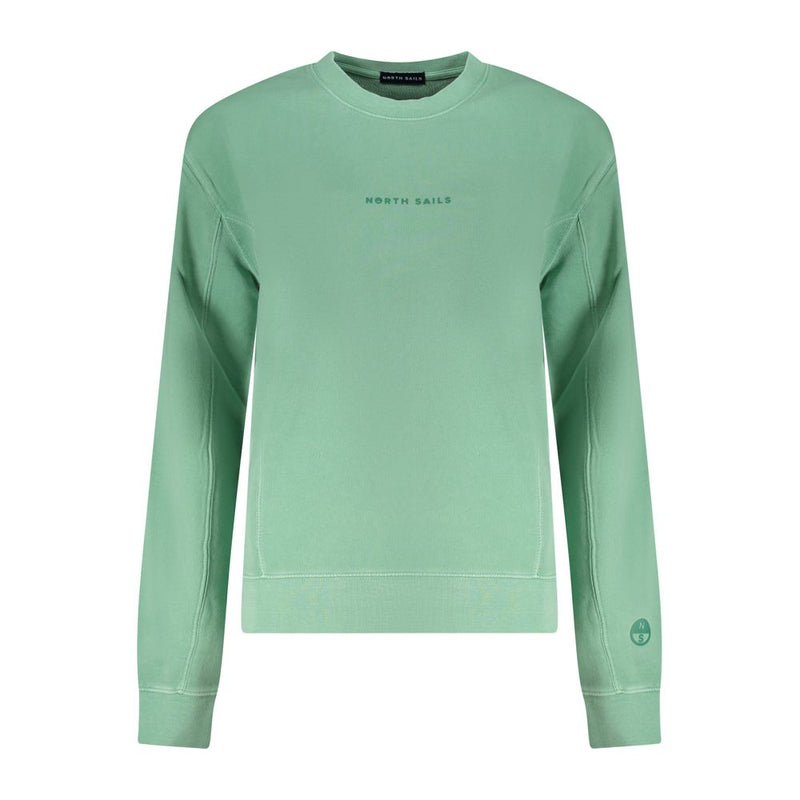 North Sails Green Cotton Women Sweater - Casual Luxury