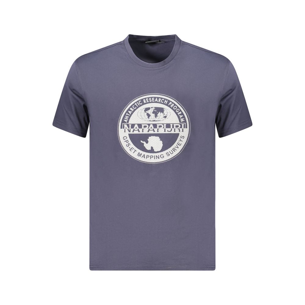 Napapijri Blauw Katoenen Heren T-Shirt