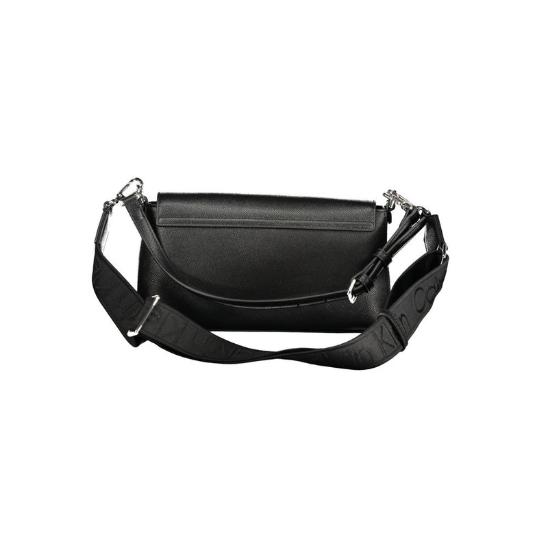 Calvin Klein Black Polyethylene Handbag - Chic & Versatile