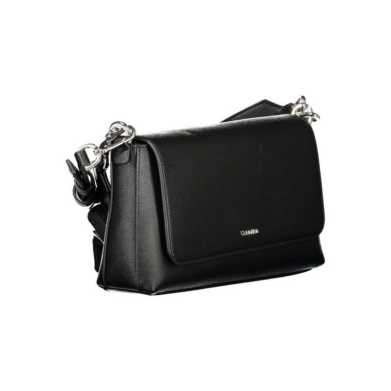 Calvin Klein Black Polyethylene Handbag - Chic & Versatile