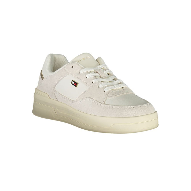 Tommy Hilfiger White Leather Women Sneaker - Élégance et Confort