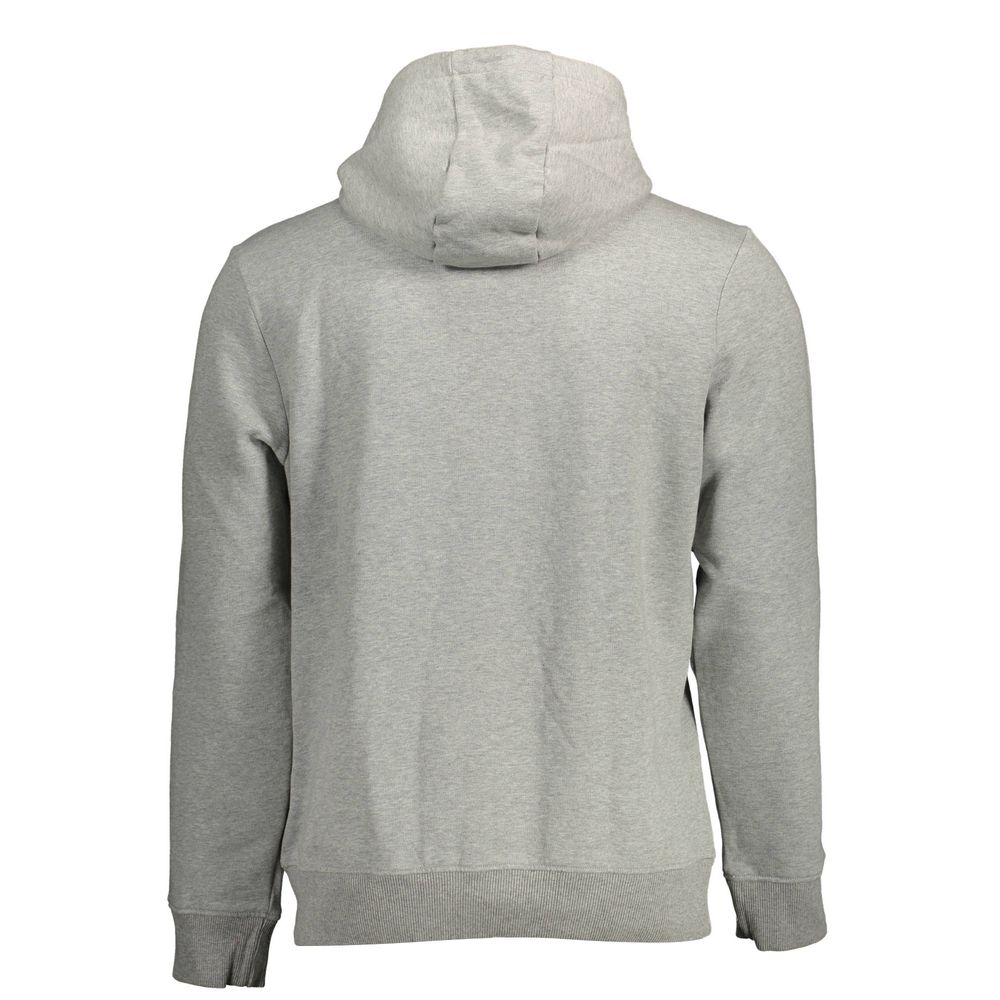 Pull en coton bio gris pour homme Napapijri