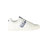 Napapijri White Leather Men Sneaker - Élégance et Confort