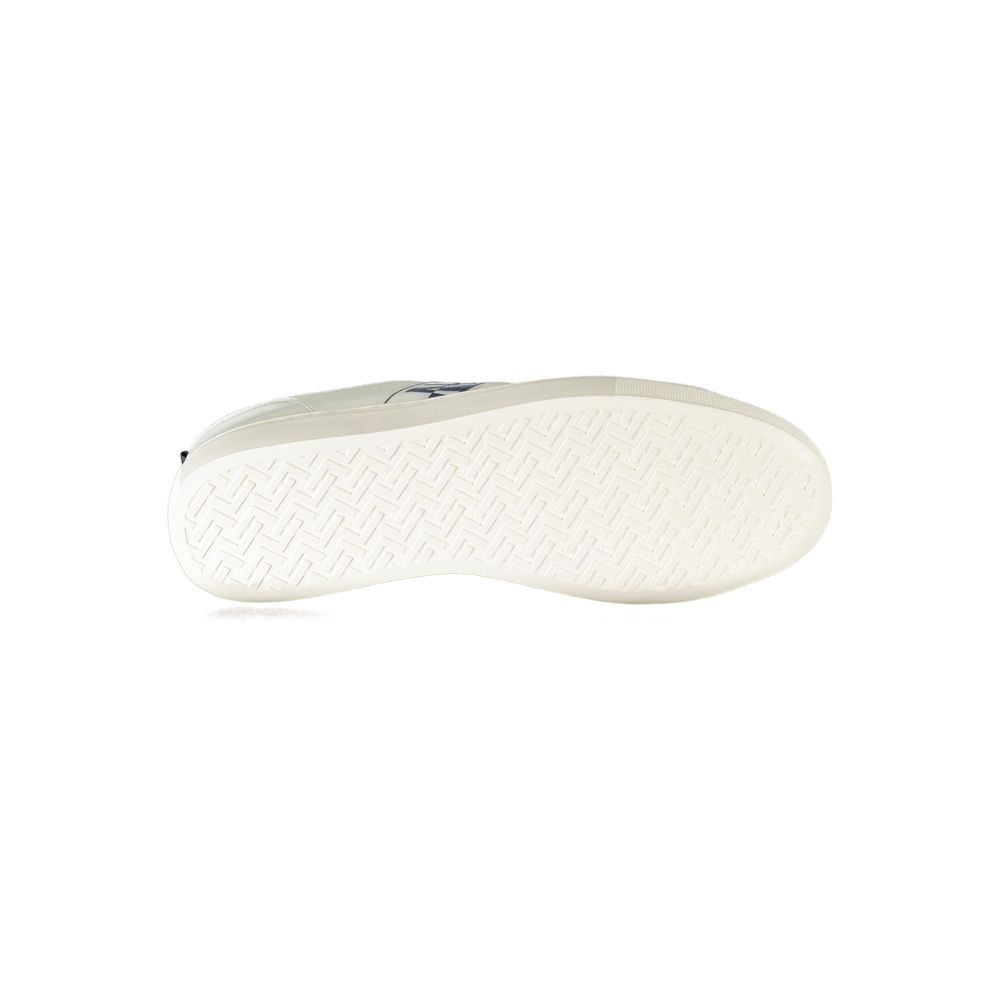 Napapijri White Leather Men Sneaker - Élégance et Confort
