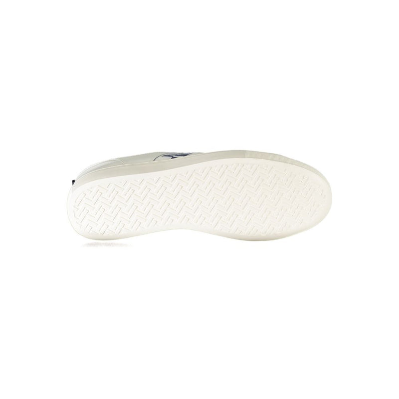 Napapijri White Leather Men Sneaker - Stylish & Comfortable