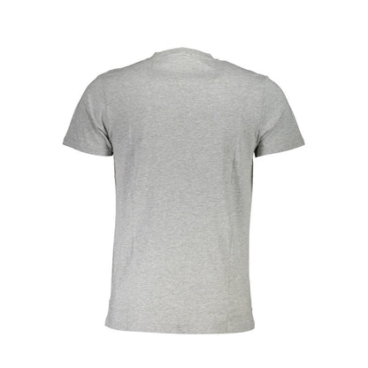 T-shirt homme en coton brun Cavalli Class