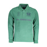 La Martina Polo Shirt en Coton Vert pour Homme