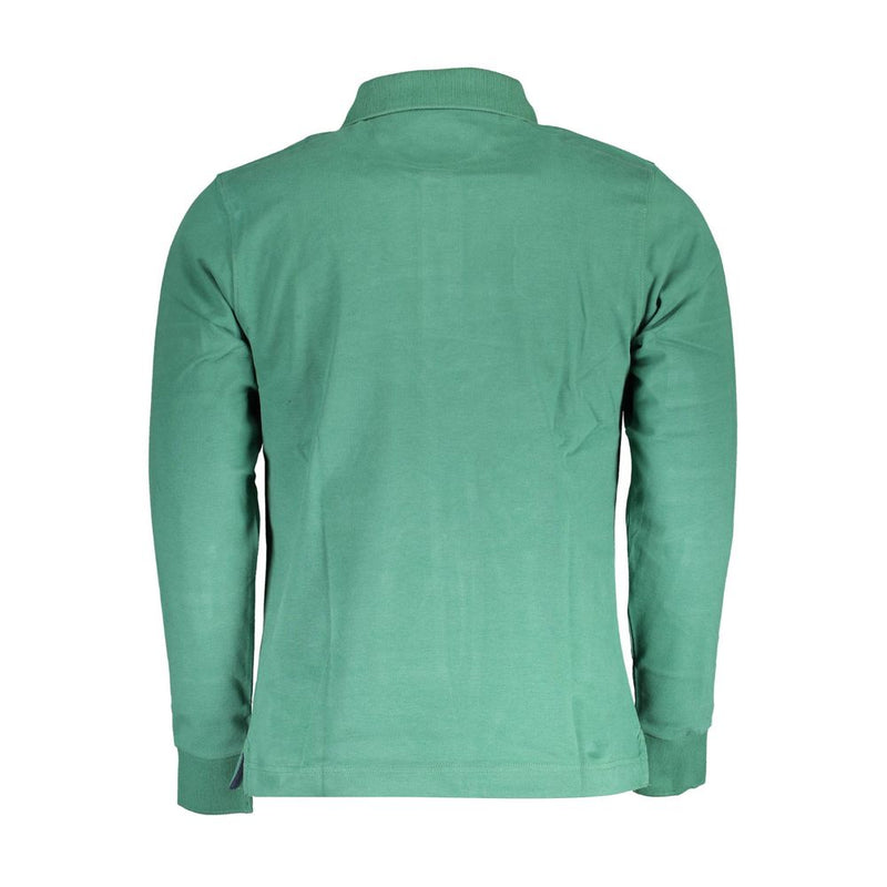 La Martina Groen Katoenen Herenpoloshirt