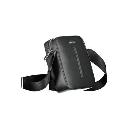 Calvin Klein Zwarte Polyester Heren Schoudertas