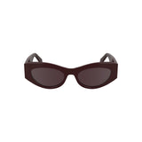 Calvin Klein Red Acetate Women Cat Eye Sunglasses