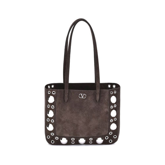 Sac cabas Nellcôte en daim Valentino Garavani