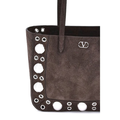 Sac cabas Nellcôte en daim Valentino Garavani